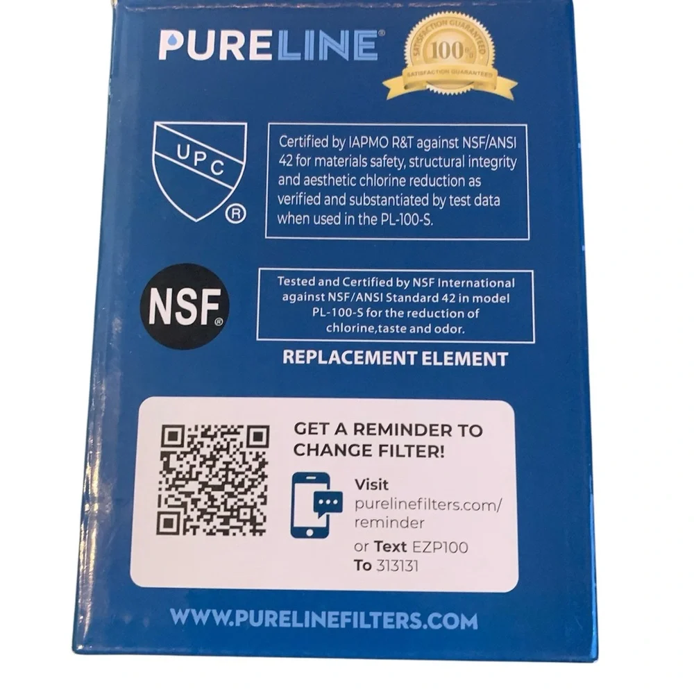 Pureline PL-100 Refrigerator Water‎ Filter (2-Pack) New